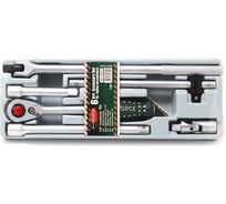 Набор инструмента Rockforce 1/2DR трещотка, удлинители, воротки, кардан в лотке, 6 предметов RF-T40612