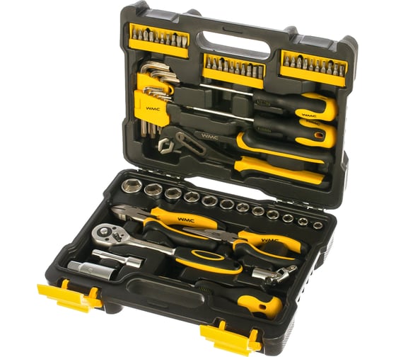 Набор инструмента WMC TOOLS 3/8"DR 6гр. 8-22мм 61 предмет WMC-3061
