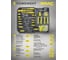 Набор инструмента WMC TOOLS 1/4"&1/2"DR 6 граней, Дорожный кейс 186 предметов WMC-WMC186(47008) 3