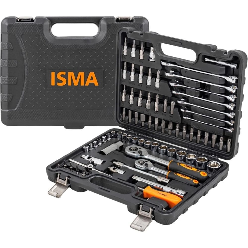 Набор инструментов ISMA 82 пр. ISMA-4821-5DS-м(52674) - выгодная цена .