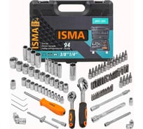 Набор инструментов ISMA 94 пр. ISMA-4941-5DS-м(52675) 30890811