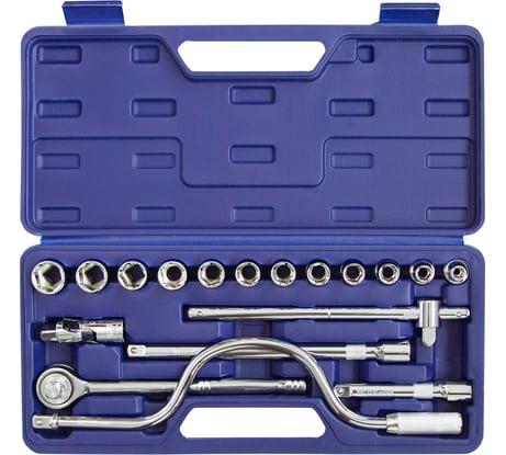 Набор торцевых головок HELFER 1/2 Dr 18 предметов HF000003