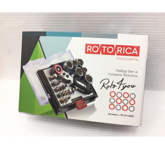 Набор головок и бит Rotorica RT.8110000