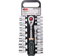 Набор торцевых головок с трещоткой Rockforce 1/2 DR 6-гранных 19 предметов RF-019-5MSA(11864)
