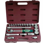 Набор головок с приспособлениями FORCE 1/2" 12 гранные, 10-32 мм, в кейсе, 22 предмета 4223-9