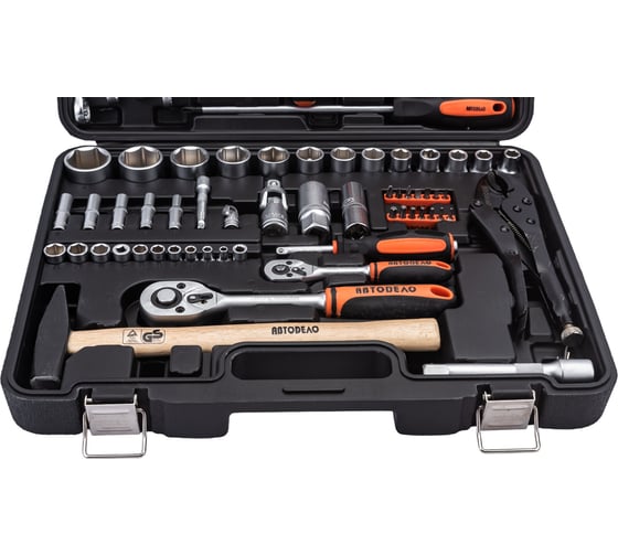 Набор инструмента Автоdело 1/2" DR 1/4 DR" 72 предмета 39872 12005