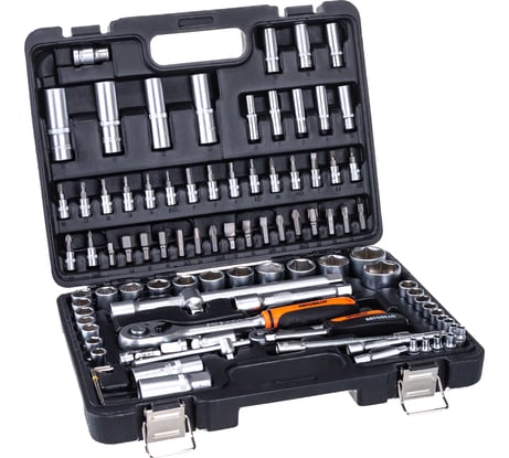 Набор торцевых головок и вставок АвтоDело 1/2" 1/4" DR 94 предмета 39894 10902