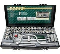 Набор 12 гранных метрических и дюймовых головок 41 предмет FORCE 4412