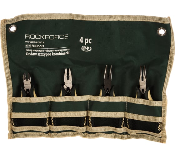 Набор шарнирно-губцевого инструмента Rockforce мини, 4 предмета RF-5045A(26005) 1