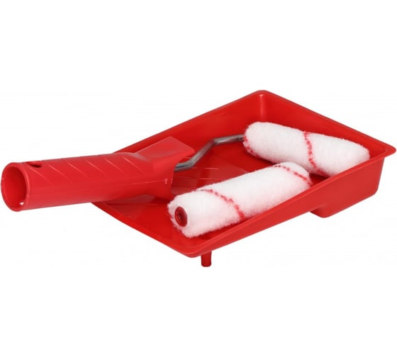 Валики PROLINE NYLON 2шт. 10х100х6мм + ручка + кювета 41244 1