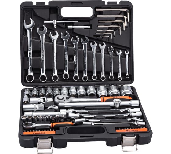 Набор инструмента АвтоDело 77 предметов 1/2DR 1/4DR 39877 10562