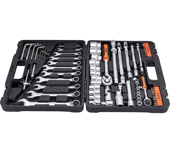 Набор инструмента АвтоDело 77 предметов 1/2DR 1/4DR 39877 10562