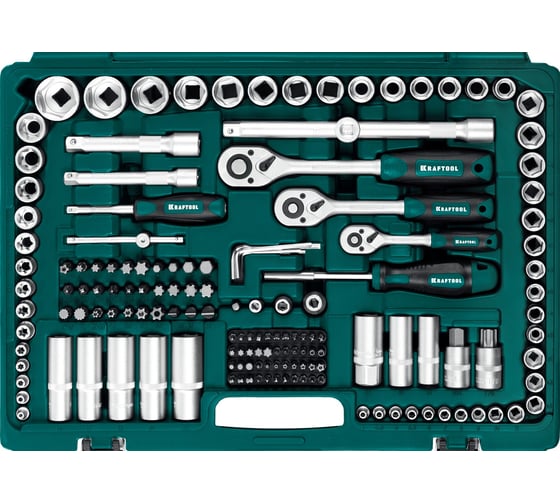 Универсальный набор инструмента KRAFTOOL X drive 216 предм. (1/2