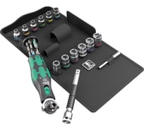 Набор бит и головок с держателем WERA 8009 Zyklop Pocket Set 3 27 предметов WE-004284