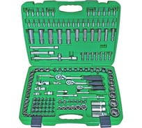 Набор головок и бит TOPTUL 1/4", 3/8", 1/2" 6 гранные, 151 предмет GCAI151R