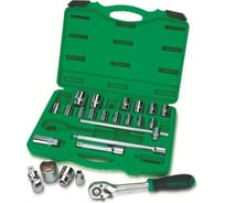 Набор головок TOPTUL 1/2" 8-32 мм, 12 гранные, 24 предмета GCAI2406