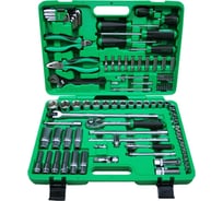 Набор слесарного инструмента в чемодане TOPTUL 1/4", 1/2" 6 гранные, 97 предметов GCAI9701