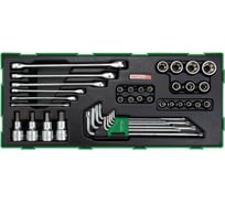 Набор-сет торцевых головок и ключей TOPTUL 40 предметов GTB4006