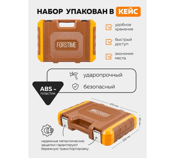 Набор инструментов FORSTIME 1/4