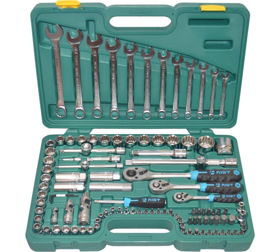 Набор инструмента AIST 111 предметов: 3.2-32мм, 1/4", 3/8", 1/2", ML-гр, 4094111B 00-00009219 1