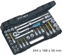 Набор торцевых головок HAZET 6 граней, 3/8" 885N