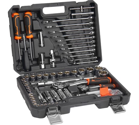 Набор инструментов KINGQUEEN 70 предметов, 72 зуба WIB-60015