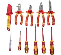 Набор диэлектрического инструмента Промлайн до 1000 в 11 предметов, в кофре ПЛ071117_023