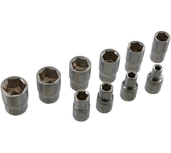 Набор головок торцевых с аксессуарами Sturm 12 предметов, 1/4" 1310-14-S12