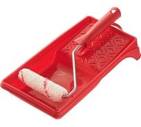 Набор для водных красок Акор, валик с роликом-мини 110 мм, полиэстер; ванночка 400 мл, Мастер 563 30 110