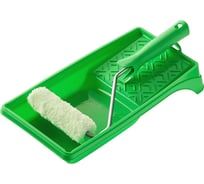 Набор для дерева Акор, валик с роликом-мини 110 мм, микрофибра; ванночка 400 мл, Мастер 564 30 110