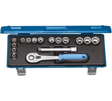Набор торцевых головок (16 шт; 6-19 мм; 3/8DR) GEDORE 2682885
