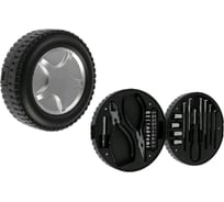 Набор инструментов ТУНДРА подарочный пластиковый кейс Колесо, 24 предмета 5084187