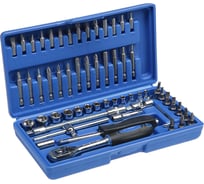 Автомобильный набор инструментов в кейсе ТУНДРА CrV, 1/4", 59 предметов 881873