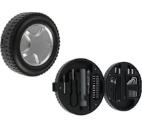 Набор инструментов ТУНДРА подарочный пластиковый кейс Колесо, 29 предметов 4506457