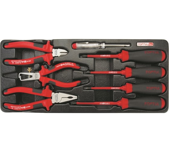 Диэлектрический набор-сет TOPTUL 8штук, 434x176мм GAAT0810 1