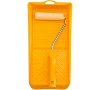 Малярный набор COLOR EXPERT мини валик с ручкой+ванночка для всех видов лаков, 100мм 86611102