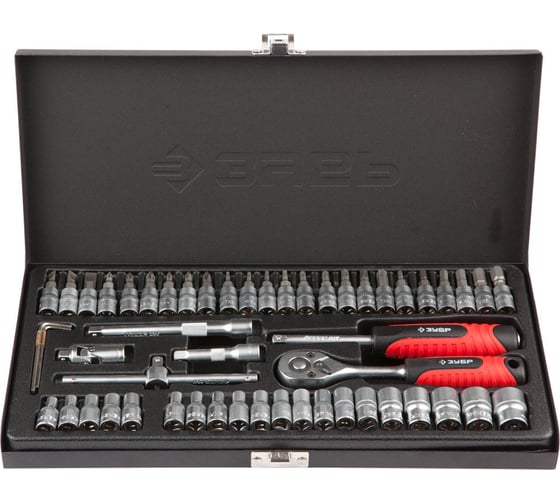 Универсальный набор инструмента ЗУБР Mx-53 53 предм. (1/4") 27640-H53