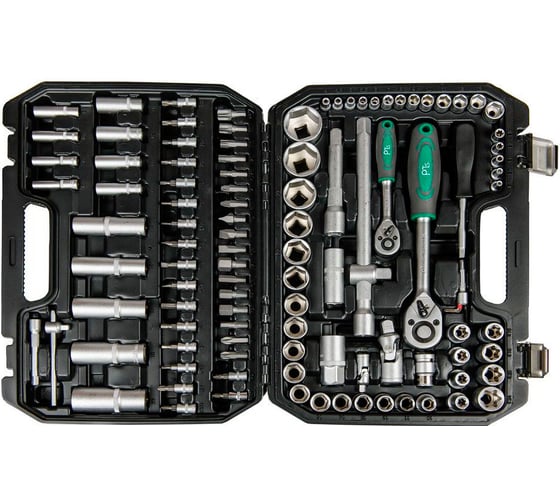 Набор инструментов AIST 108 предметов 4-32 мм 1/4" 1/2" 6-гр PTL108 00-00023508