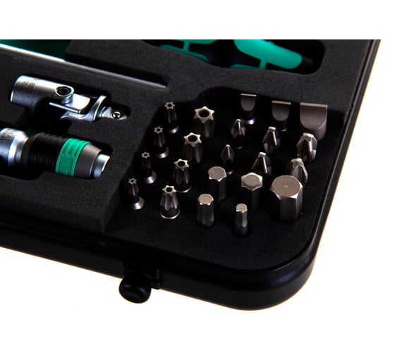 Набор трещоток Zyklop Speed WERA 8100 SA 2 1/4" с насадками 42 шт. 003533
