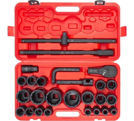 Набор инструментов ударных EVERFORCE 26пр. 3/4" (12гр.) EF-68262-9MPB(57868)