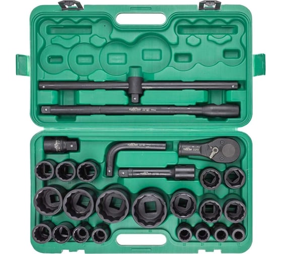 Набор инструментов ударных Forsland 26пр. 3/4" (12гр.) Forsland-68262-9MPB(57872)