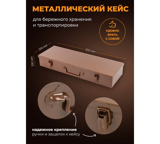 Набор инструментов FORSTIME ударных 21пр. 3/4" (6гр.) FT-6212-5MPB(57692)