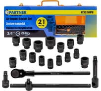 Набор инструментов Partner ударных 21пр. 3/4" (6гр.) PA-6212-5MPB(57960)