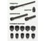 Набор инструментов ударных Forsage 15пр., 1" (12гр.) F-8141-9MPB(28572) 2
