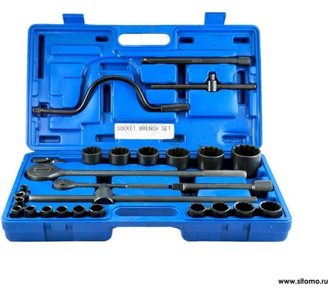 Набор торцевых головок SITOMO N4 оксидирование, 10-32 мм 34584