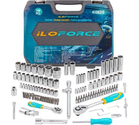 Набор инструментов iLOFORCE 108 пр IF-41082-5(52229)