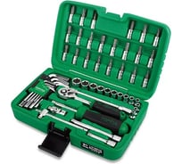 Набор головок и ключей TOPTUL 51 предмет, 1/4", 6 граней GCAI5102