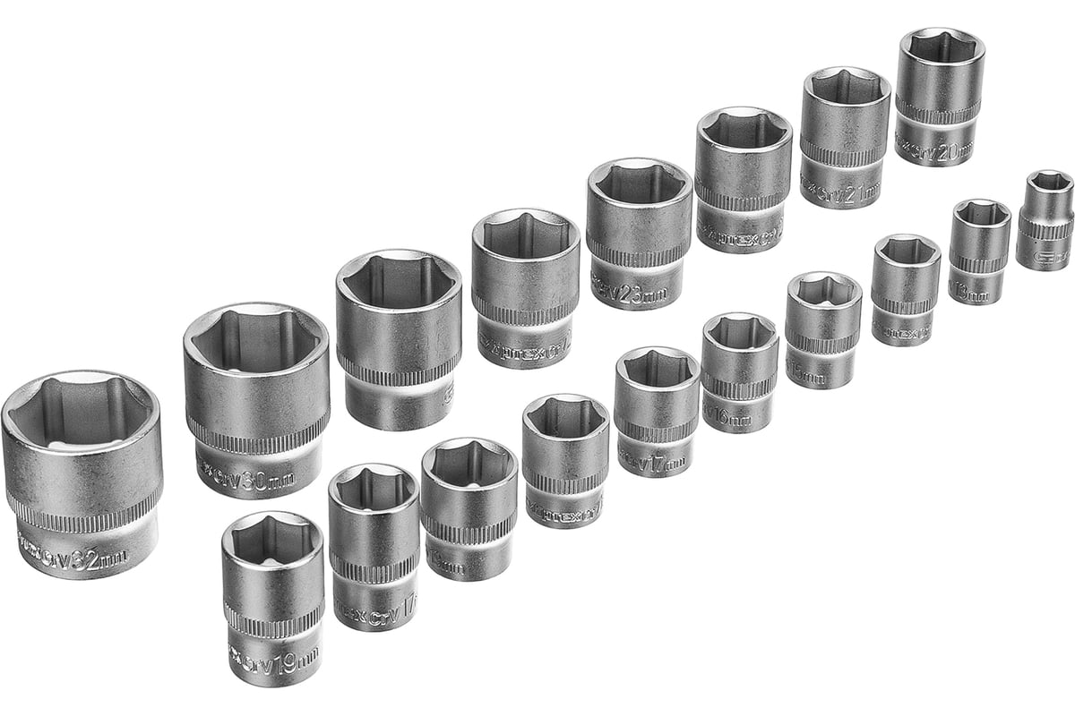 Набор инструментов СИБРТЕХ 1/2", 3/8", 1/4", пластиковый кейс 160 предм ...