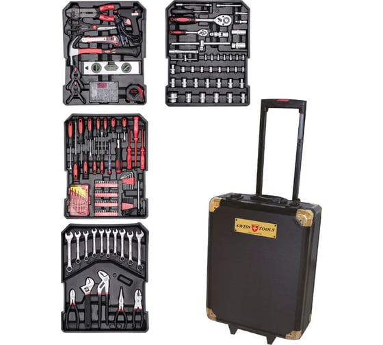 Набор инструментов Swiss Tools 599 предметов ST-1076