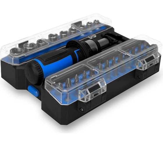 Набор бит vertextools 36 предметов, держатель реверсивный, головки 0033-36